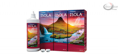 Раствор для контактных линз Solente Isola 360 ml+контейнер