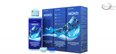 Розчин для контактних лінз Solente Monti 360 ml + контейнер