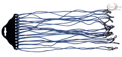 Шнурки для очков дешевые т.синие (уп.12 шт.)