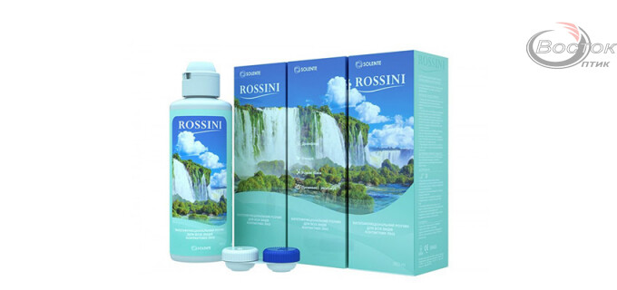 Раствор для контактных линз Solente Rossini 360 ml+контейнер